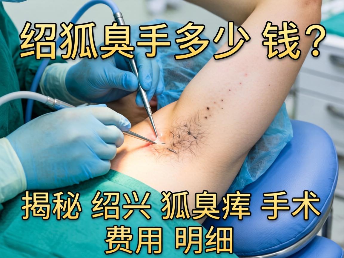 绍兴狐臭手术多少钱？揭秘绍兴狐臭手术费用明细