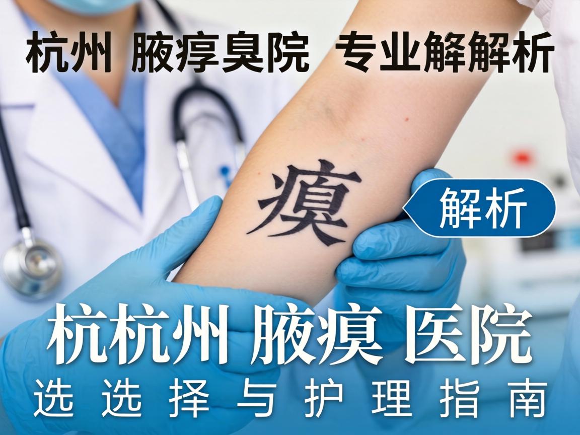 杭州腋臭医院专业解析，杭州腋臭医院的选择与护理指南