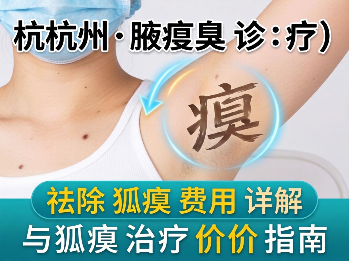 杭州腋臭诊疗，祛除狐臭费用详解与狐臭治疗价格指南