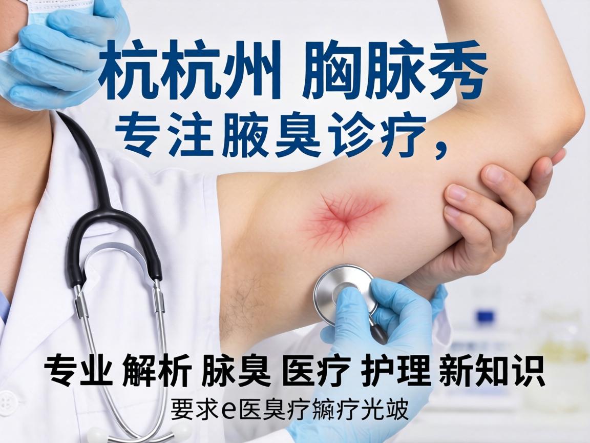 杭州腋秀专注腋臭诊疗，专业解析腋臭医疗护理新知识