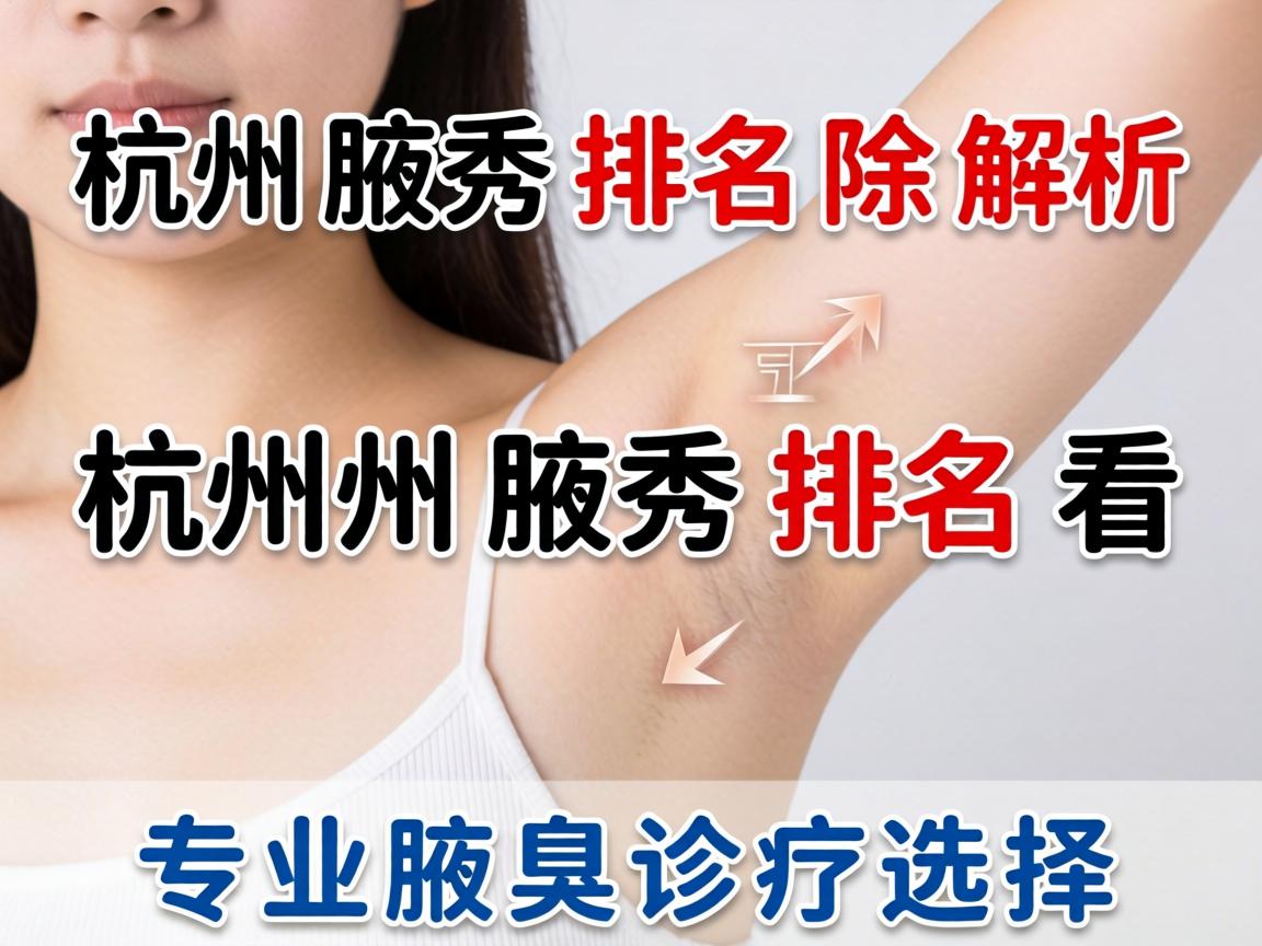 杭州腋秀排名解析，从杭州腋秀排名看专业腋臭诊疗选择