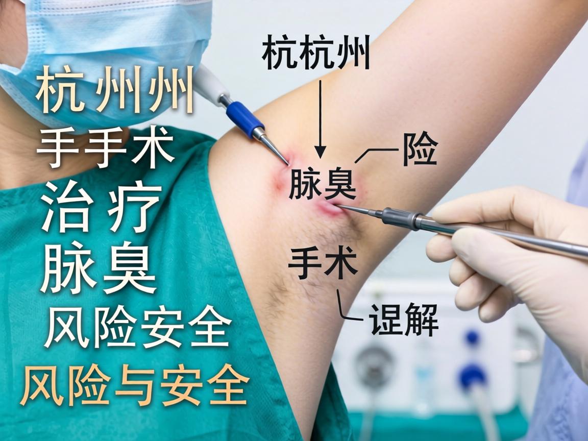 杭州腋臭手术解惑，详解杭州手术治疗腋臭的风险与安全