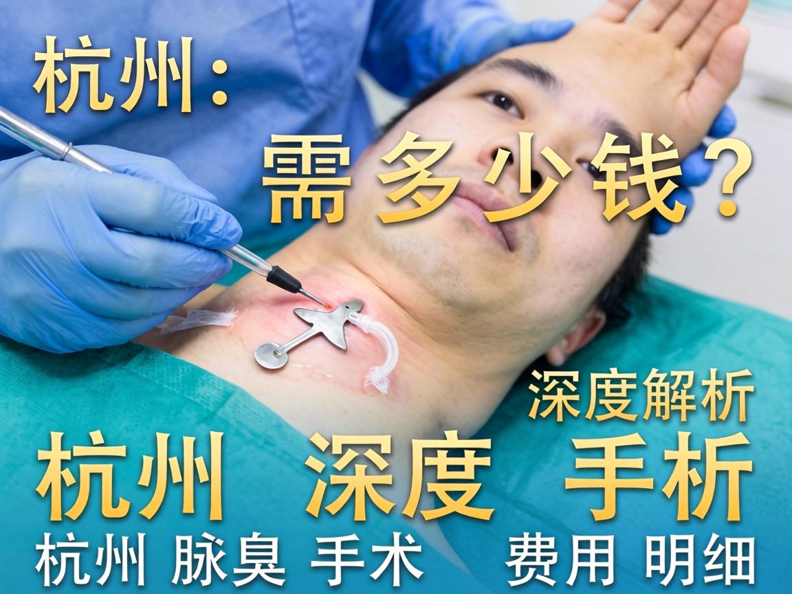 杭州腋臭手术需多少钱？深度解析杭州腋臭手术费用明细