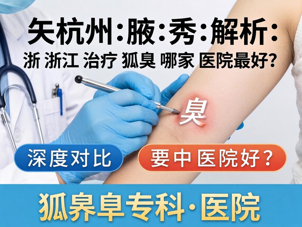 杭州腋秀解析，浙江治疗狐臭哪家医院最好？深度对比狐臭专科医院