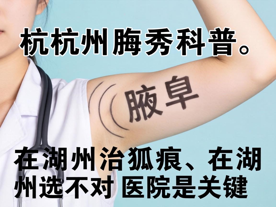 杭州腋秀科普，在湖州治狐臭，在湖州选对医院是关键