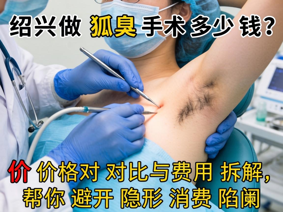 绍兴做狐臭手术多少钱？价格对比与费用拆解，帮你避开隐形消费陷阱