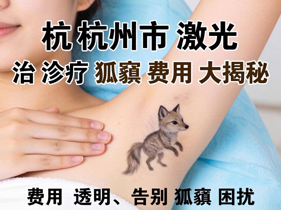 杭州激光治疗狐臭费用大揭秘，费用透明，告别狐臭困扰