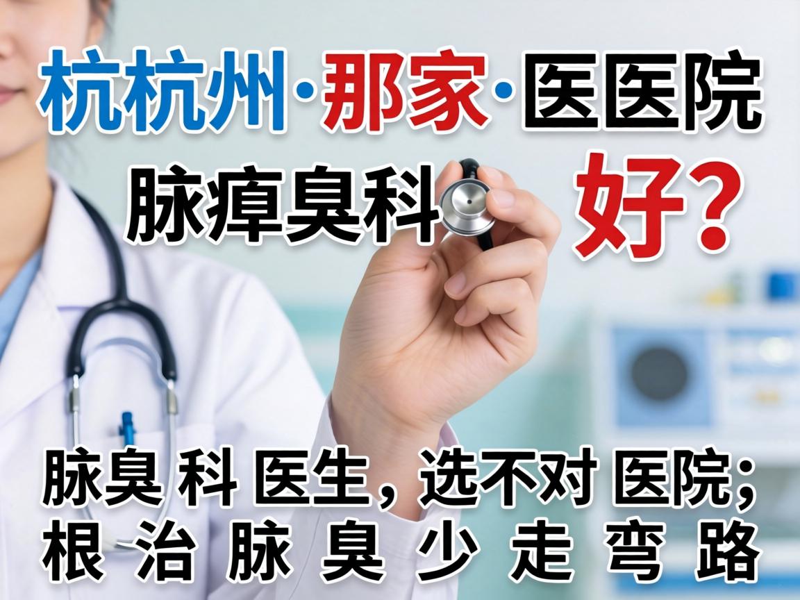 杭州那家医院腋臭科好？腋臭科医生，选对医院，根治腋臭少走弯路