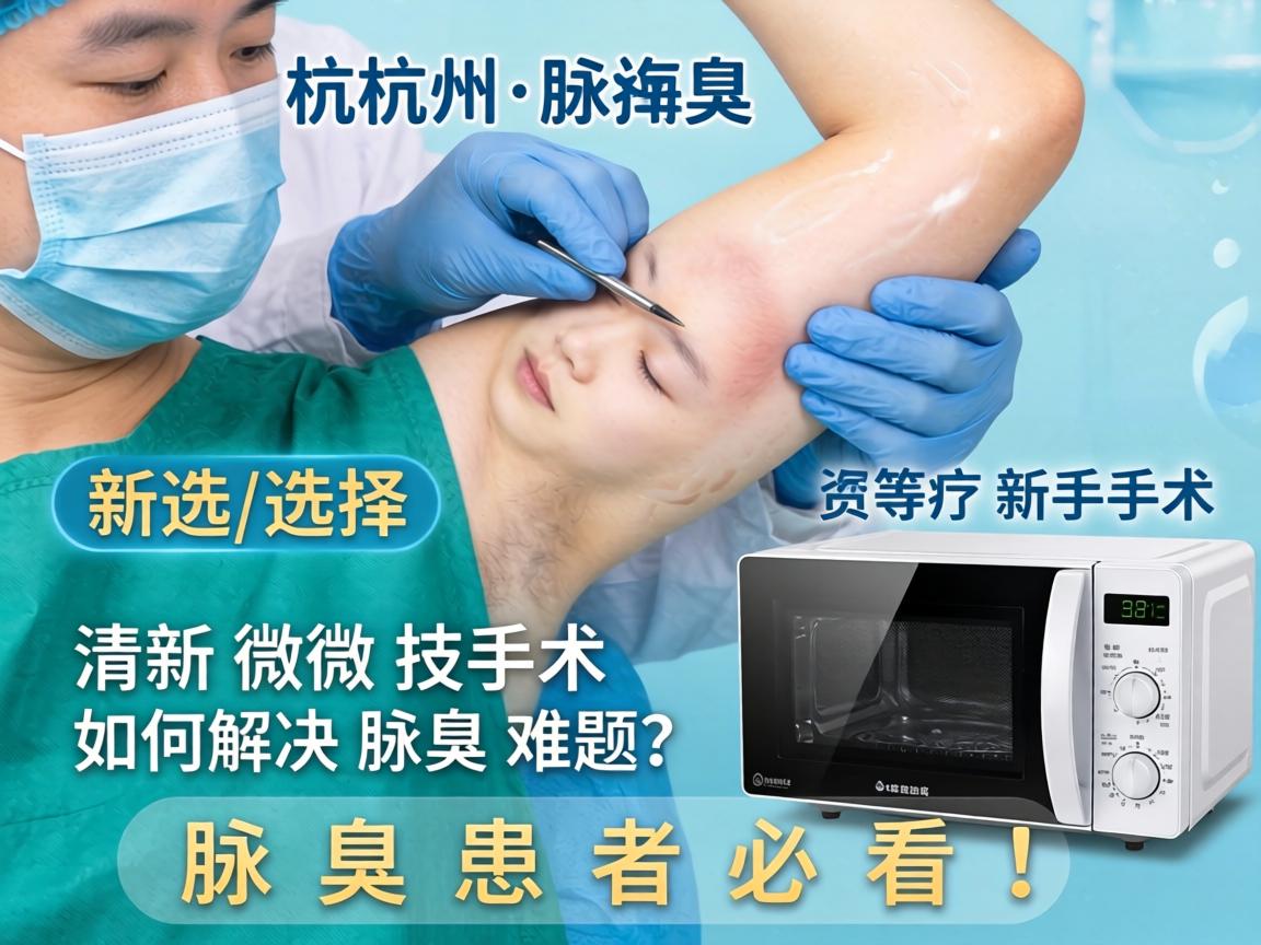 杭州腋臭手术新选择，清新微波技术如何解决腋臭难题？腋臭患者必看！