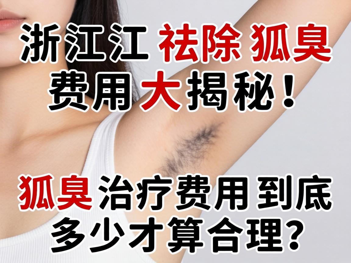 浙江祛除狐臭费用大揭秘！狐臭治疗费用到底多少才算合理？