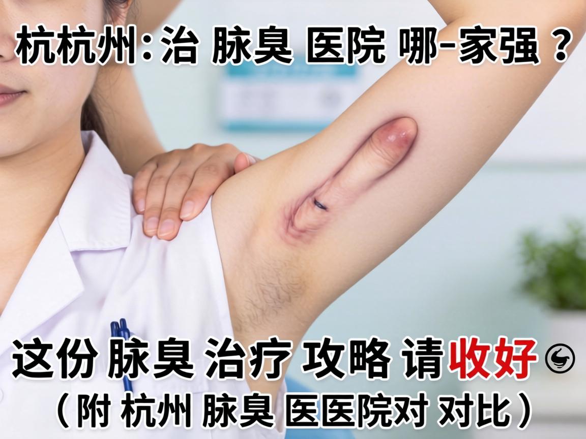 杭州治腋臭医院哪家强？这份腋臭治疗攻略请收好（附杭州腋臭医院对比）