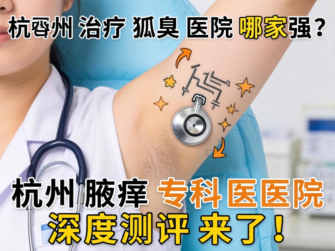 杭州治疗狐臭医院哪家强？杭州腋臭专科医院深度测评来了！