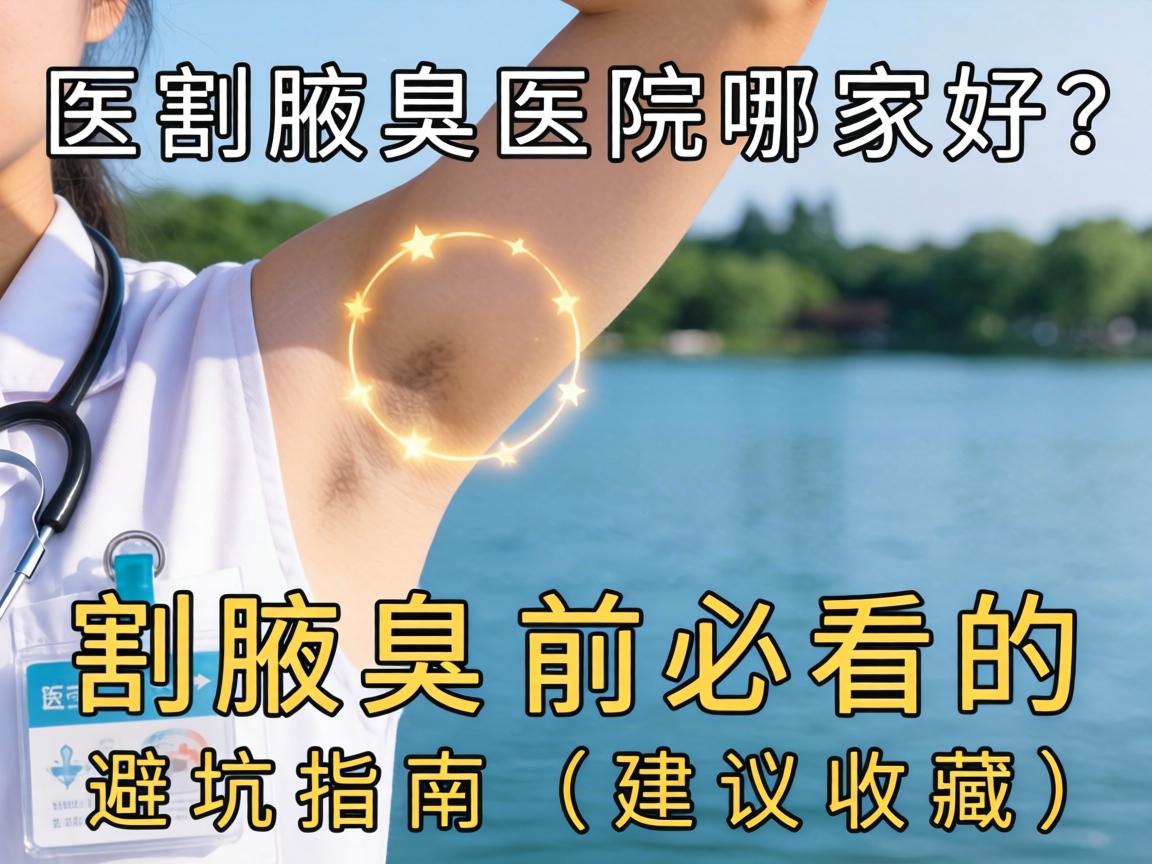 湖州割腋臭医院哪家好？割腋臭前必看的避坑指南（建议收藏）