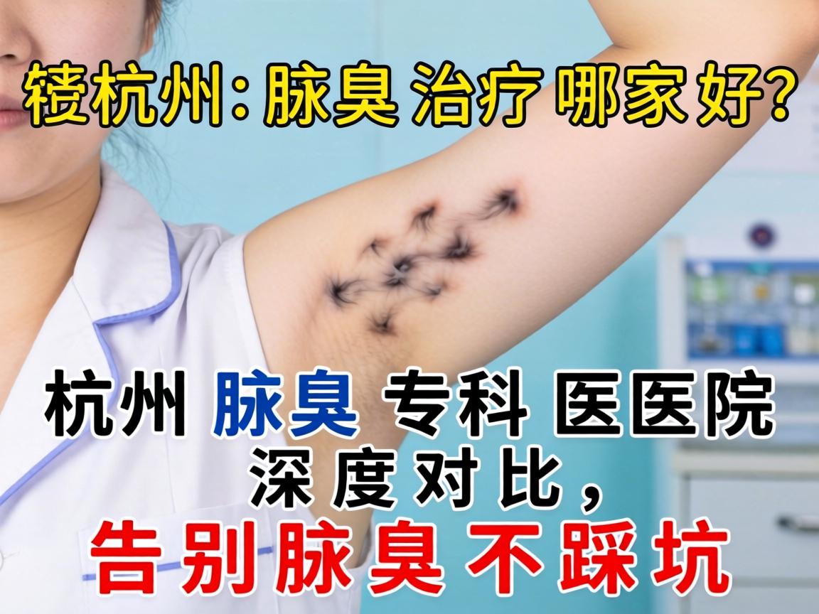 杭州腋臭治疗哪家好？杭州腋臭专科医院深度对比，告别腋臭不踩坑