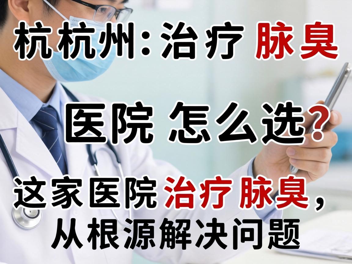 杭州治疗腋臭医院怎么选？这家医院治疗腋臭，从根源解决问题
