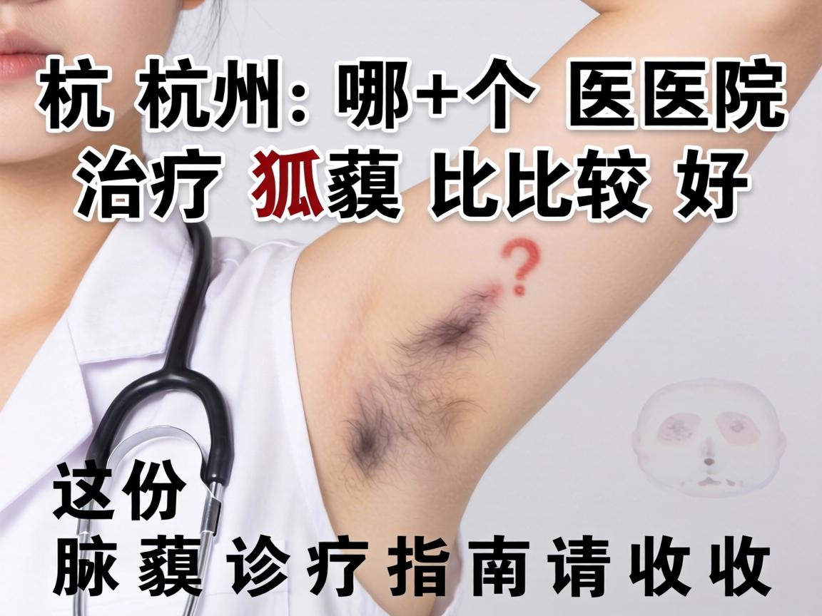 杭州哪个医院治疗狐臭比较好？这份腋臭诊疗指南请收好